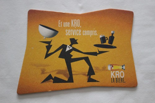 Sous bock kronenbourg kro - kronenbourg, la