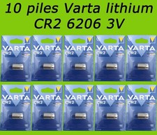 Lot piles varta cr2 6206 - 10,