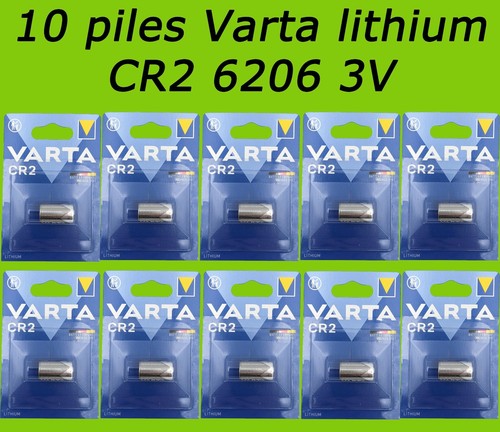 Lot piles varta cr2 - 10,