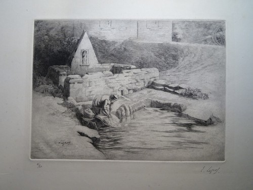 Emile legros rare - (1883-1979),