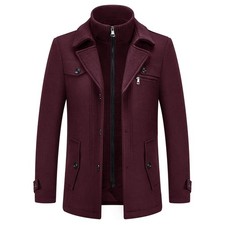 Manteau Homme en Laine Chaud