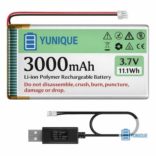Batterie lipo 3000mah - batterie, 3.7v
