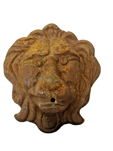 Tête lion fonte pour - de, en