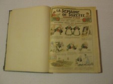 RELIURE ANNUELLE 1934 LA SEMAINE DE SUZETTE BECASSINE AVANT GUERRE ART DECO 1930