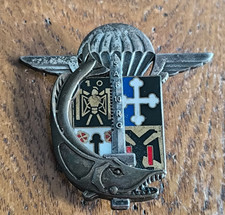 Insigne Troupe Aéroportée 10° Régiment du Génie Plongeur SAF  / Matriculé /AA89