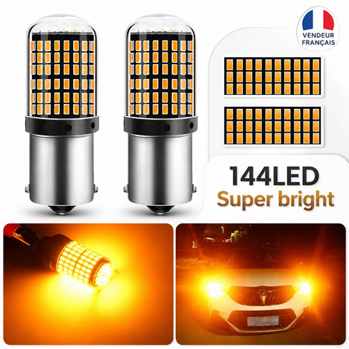 Ampoules led ba15s p21w orange - led,