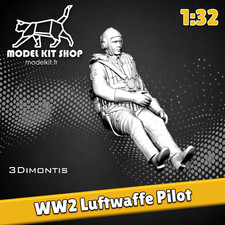 1:32 - Figurine WW2 Pilote