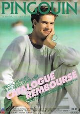 Catalogue tricot PINGOUIN  Spécial Hommes - 15 modèles pour l'été -1988