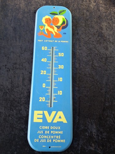 Ancienne tole thermometre eva - tole,