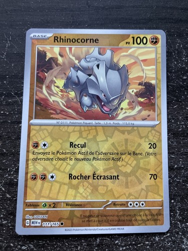 Rhinocorne reverse pokémon - rhinocorne,