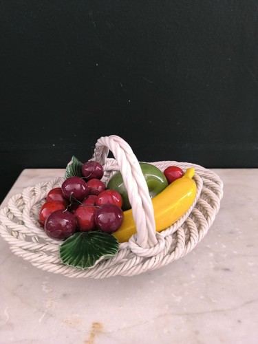 Panier fruits barbotine - fruits,