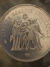 Lot de 2 pièces Argent Hercule DUPRÉ   50 Francs  