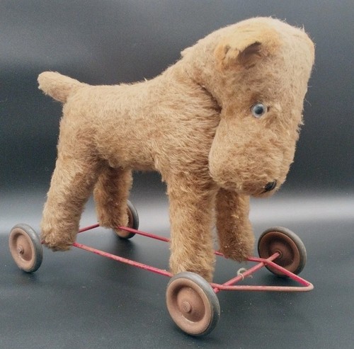 Peluche ancienne tirer fox - peluche,