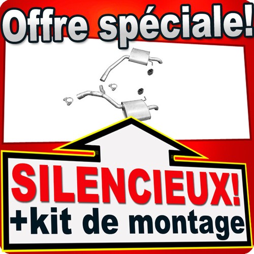 Silencieux arriere pour - 2x,