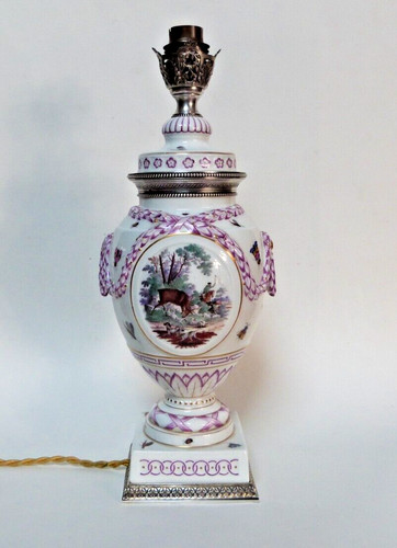 Pied lampe argent - de,