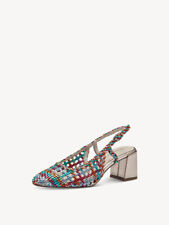 Escarpins multicolore femme talon bloc confortable chic tendance 40 TAMARIS