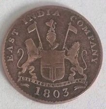 PIECE de V CASH / EAST INDIA COMPANY de 1803