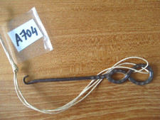 LOT A704 ANCIEN TIRE LACET CROCHET TIRE BOTTINES