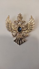 BROCHE AIGLE SOLAIRE BICEPHALE