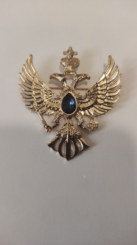 Broche aigle solaire bicephale - aigle,