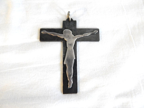 Ancienne croix crucifix - crucifix, en