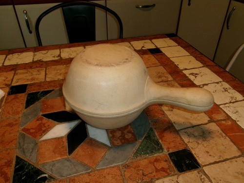Ancien poelon cocotte diable - ,