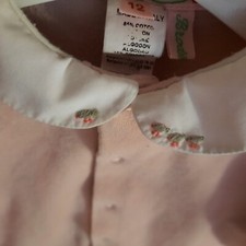 PYJAMA VELOURS ROSE BRODE