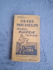 guide michelin 1ere Édition Maroc Algérie Tunisie 1929
