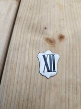  chiffres Romain Métal émaillé Bombé carillon pendule horloge clock Chiffre 12