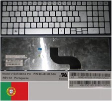 Clavier Qwerty PO Portugais PackardBell TM81 TM86 TM94 90.4EH07.S06 KB.I170G.160