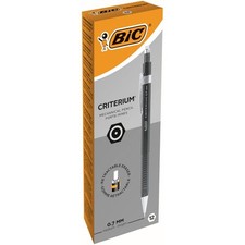 [892277-12] BIC Lot de 12 Portes mines rechargeable CRITERIUM HB 0,7 mm Noir