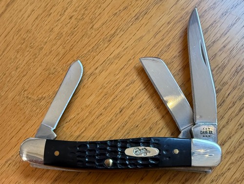 Case black delrin stockman - case,