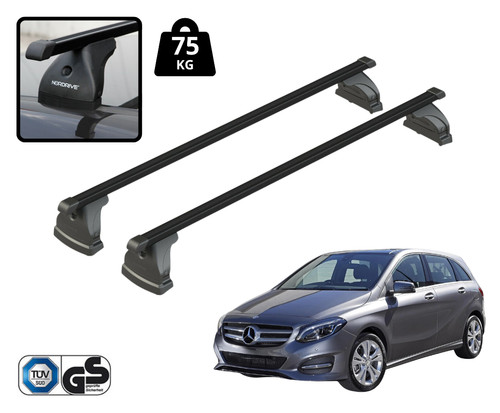 Barres toit nordrive noire - toit,