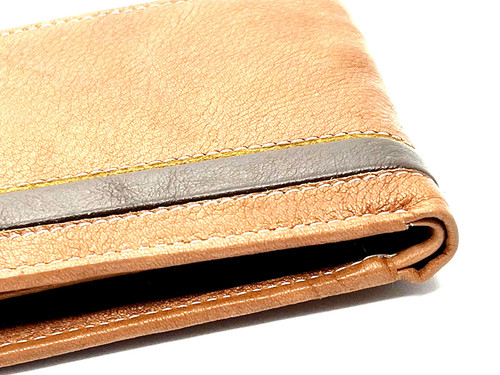 Fauve rfid blocage cuir - fauve,
