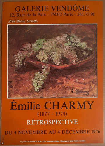 Emilie charmy affiche - charmy,