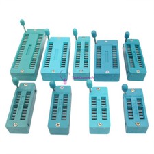 16P 20P 28P 32P 40P Sockets 16 20 28 32 40 Pins Test Universal ZIF IC Socket NEW