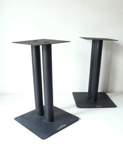 DEUX SUPPORTS POUR ENCEINTES EN METAL DESIGN TARGET  MADE IN ENGLAND VINTAGE 