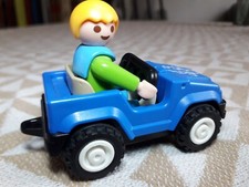 PLAYMOBIL Vintage 1995 et 1999 RARE ! - Enfant et sa voiture, volant mobile