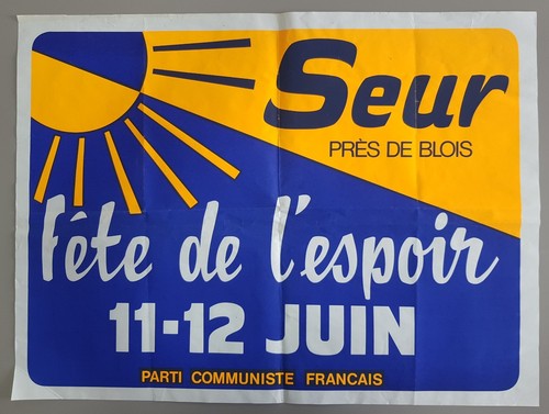 Affiche parti communiste - affiche, seur