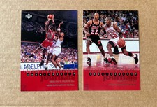 Lot 2 cartes NBA Michael
