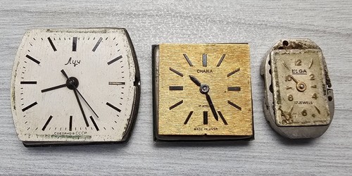 Montre vintage mécanisme elga - mécanisme,