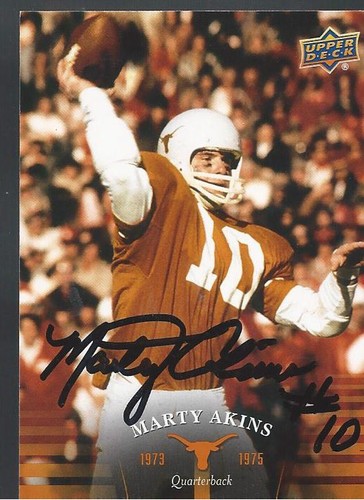 Texas longhorns marty akins - texas,