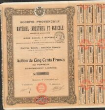 MATÉRIEL INDUSTRIEL & AGRICOLE (MARSEILLE  13) (W)