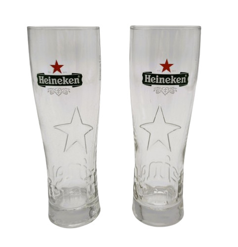 Lot 2 verres heineken - lot, de
