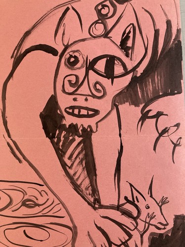 Peinture dessin encre - dessin,