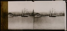Vue Stéréoscopique, Ferrier & Soulier / Marine. Le Vivar entrant au port.