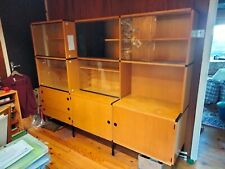 bibliothèque vintage scandinave 1960/70 couleur chêne clair 