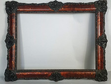 Cadre 19e siècle +verre 53x42