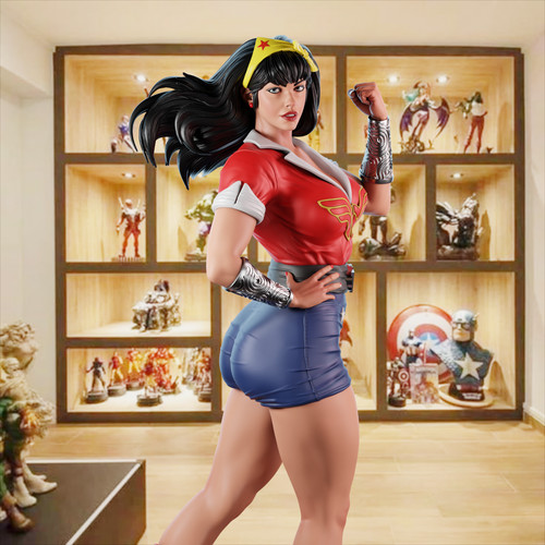 Figurine wonder woman femme - figurine, woman,