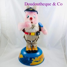 Peluche automate lapin DURACELL rose Globetrotter 42 cm (DOU)